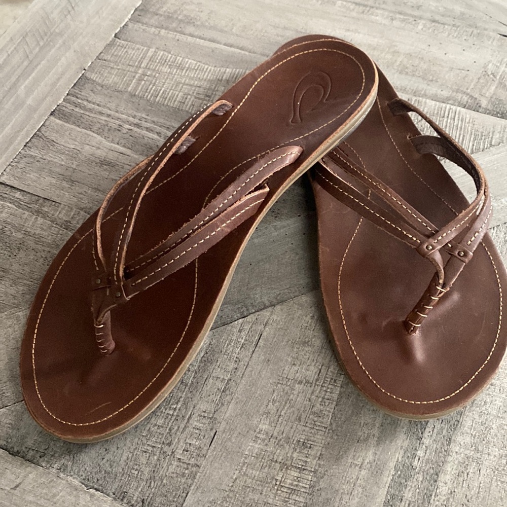 OluKai Women's Flip Flop Sandals US size 10
